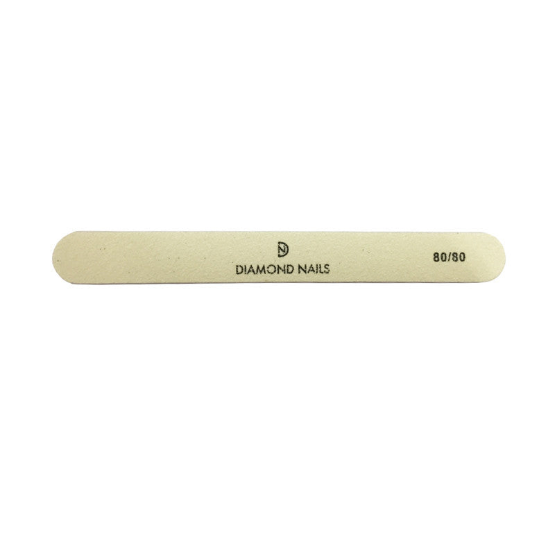 Straight Nail File - white 80/80-0