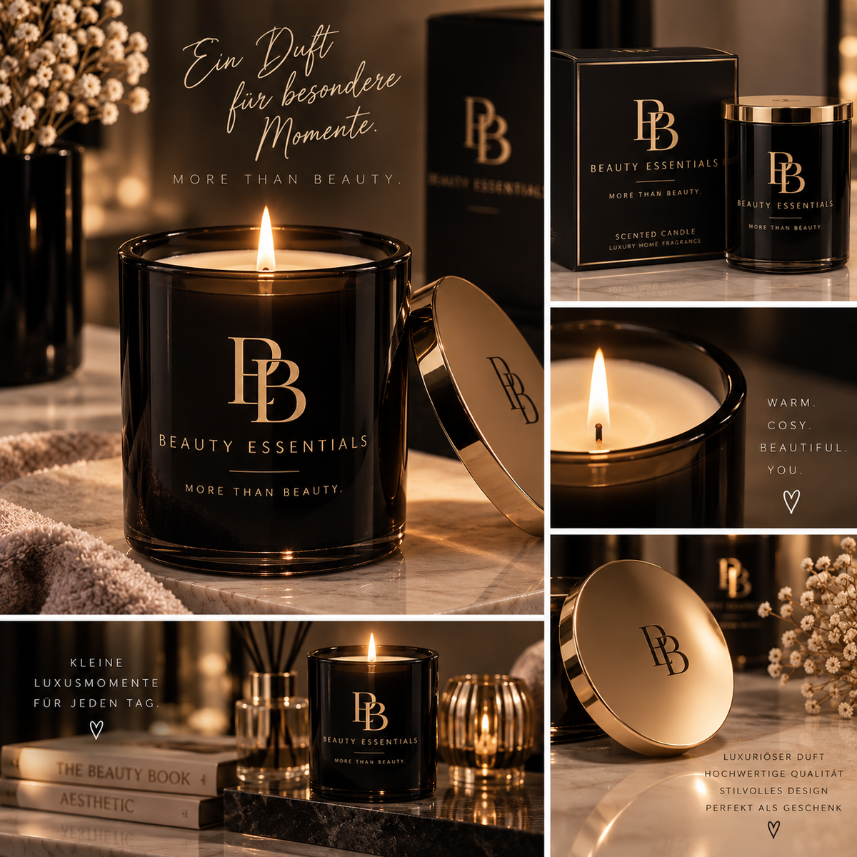 BB BEAUTY ESSENTIALS – Luxury Scented Candle - VORBESTELLUNG