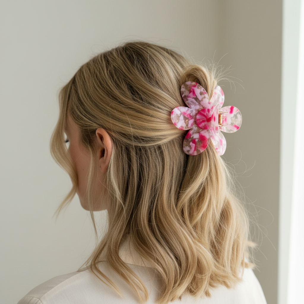 Pink Blossom Hairclip-1