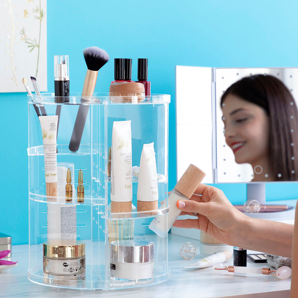 Rotierender Make-up-Organizer Rolkup InnovaGoods