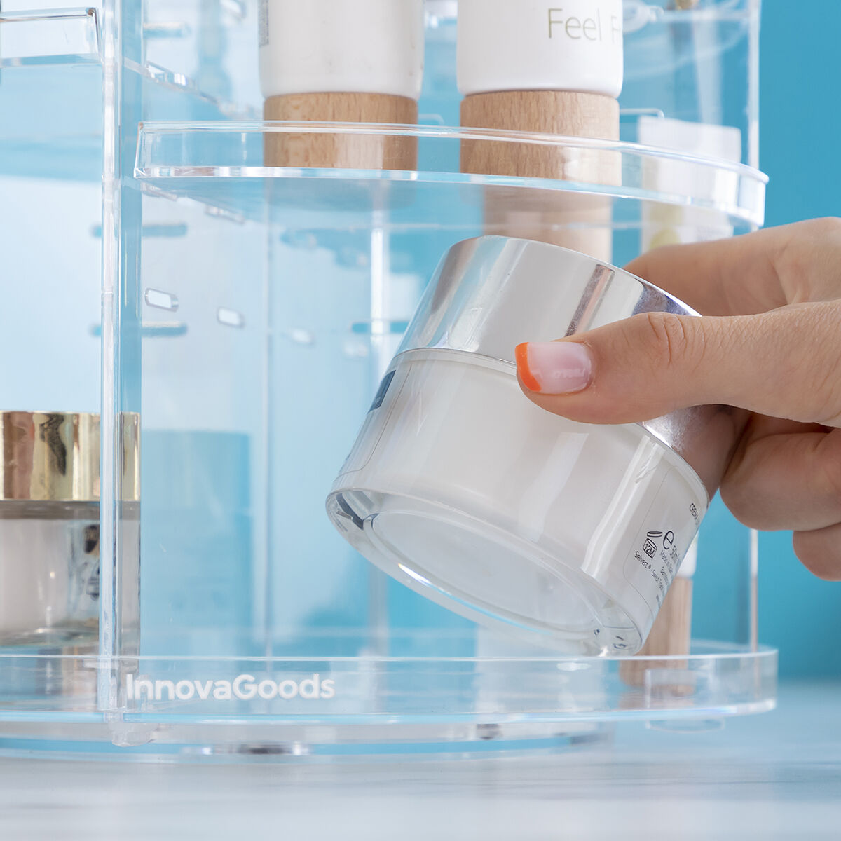 Rotierender Make-up-Organizer Rolkup InnovaGoods