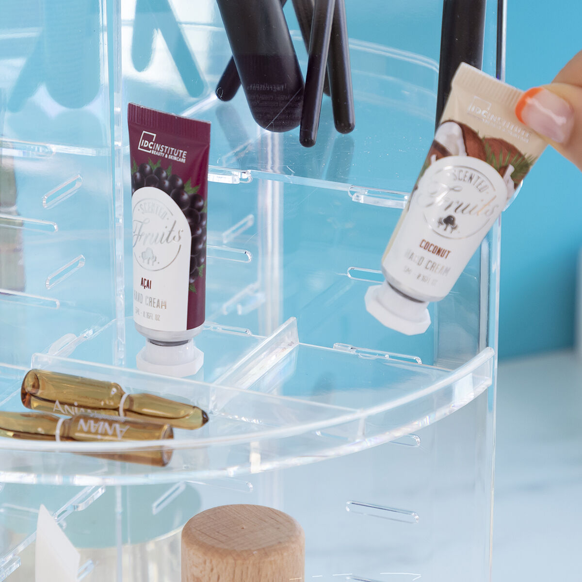 Rotierender Make-up-Organizer Rolkup InnovaGoods