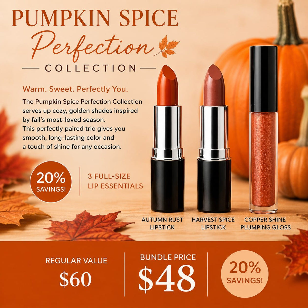 Pumpkin Spice Lip Combo-0